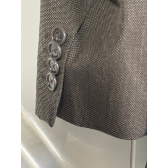 Michael Kors Wool Sport Coat Blazer Brown 48L Three Button Lined - Picture 6 of 11